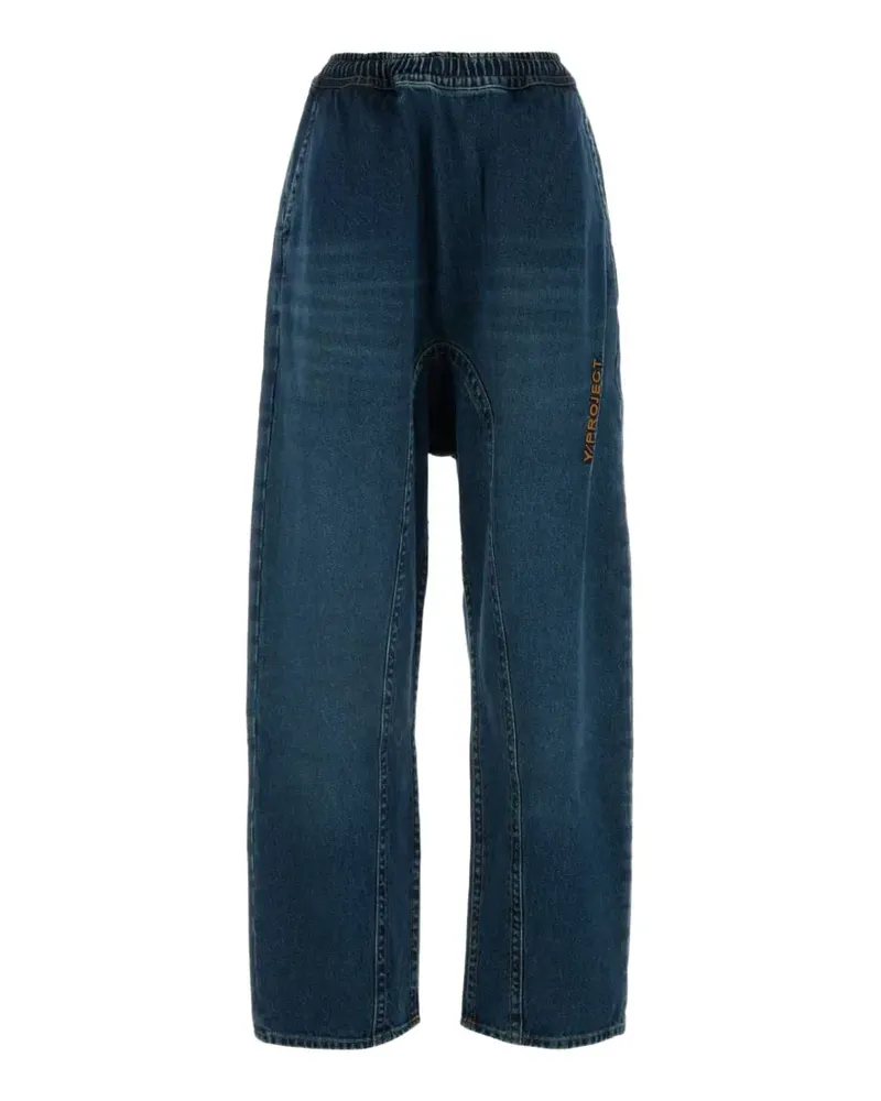Y/PROJECT denim jeans - Blau Blau