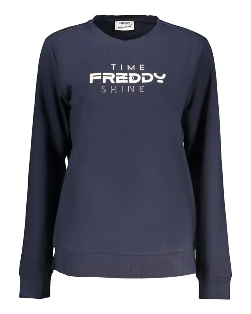 Freddy Time Shine Sweatshirt mit Logo - Blau Blau
