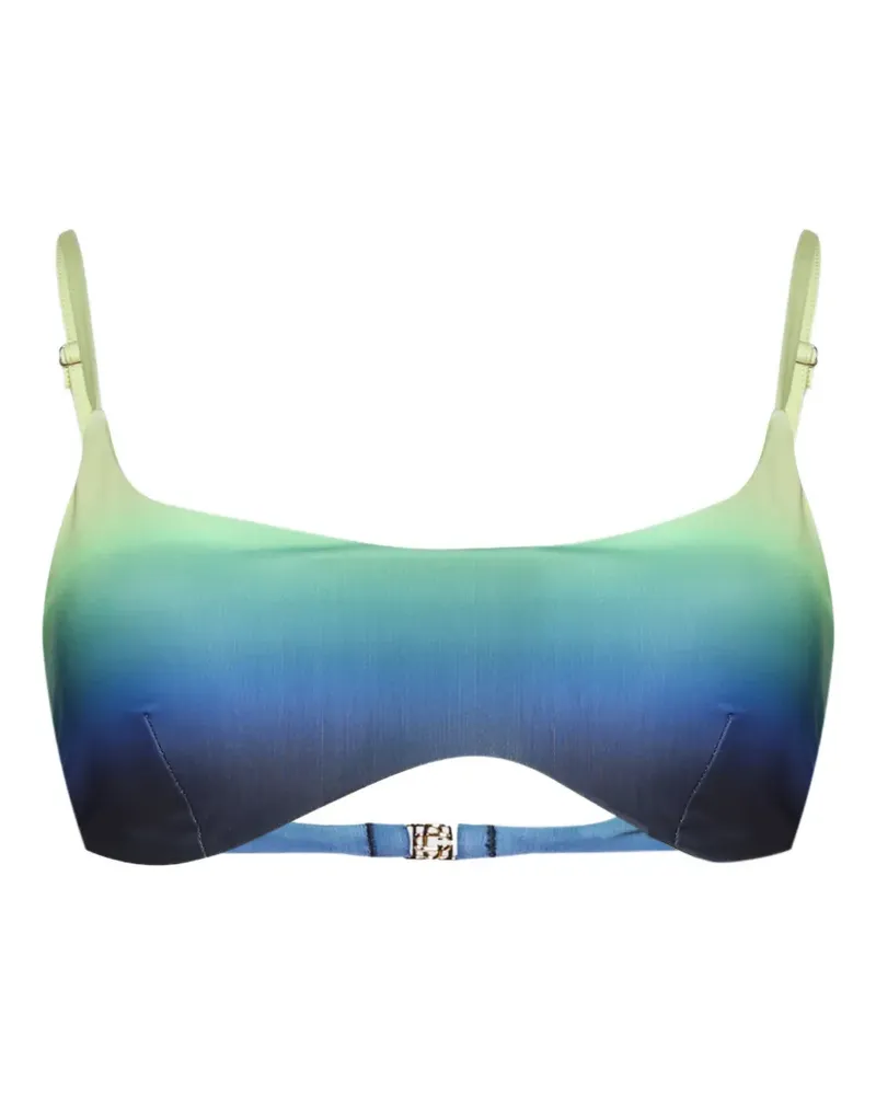 Casablanca Paris Bikinioberteil mit Farbverlauf-Print - Blau Blau