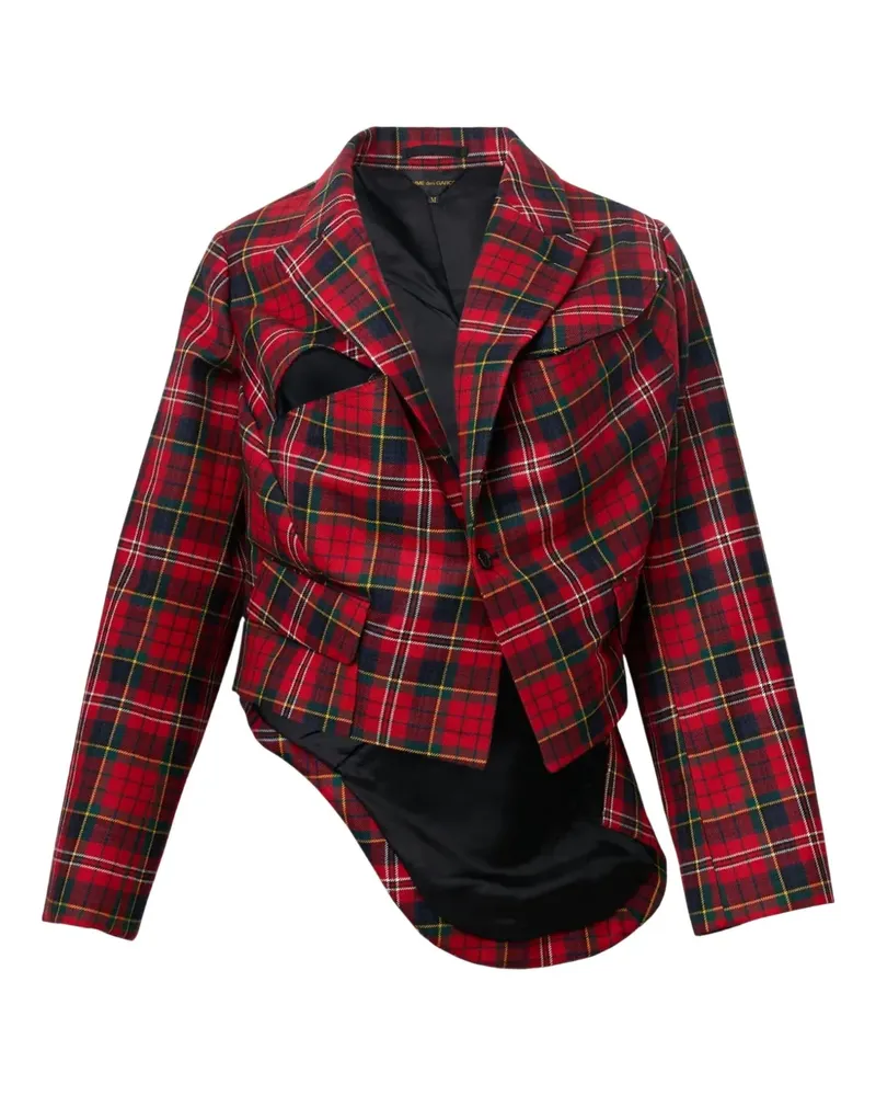 Comme des Garçons Karierte Jacke - Rot Rot