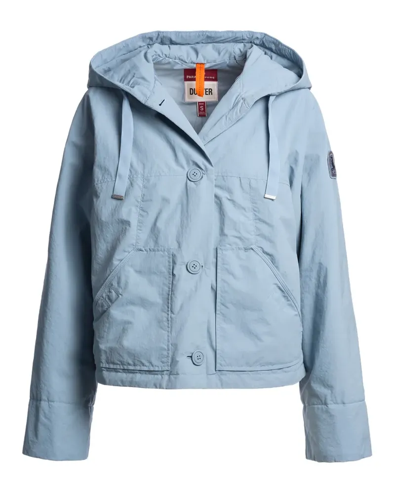 Parajumpers Kapuzenjacke mit Knopfleiste - Blau Blau