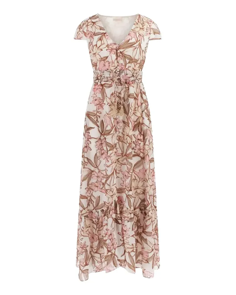 Guess Jacquard-Kleid in Knitteroptik - Nude Nude