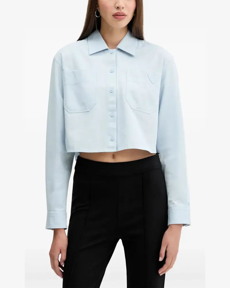 HUGO BOSS Hemd mit Herzstickerei - Blau Blau