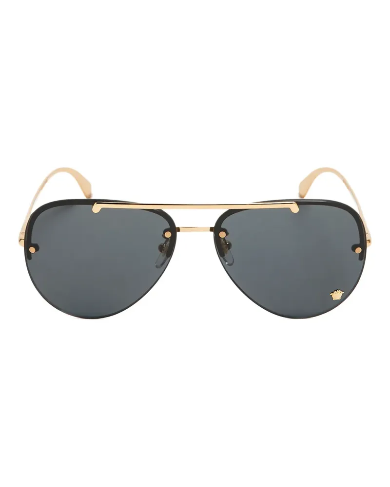 Versace Getönte Pilotenbrille - Schwarz Schwarz