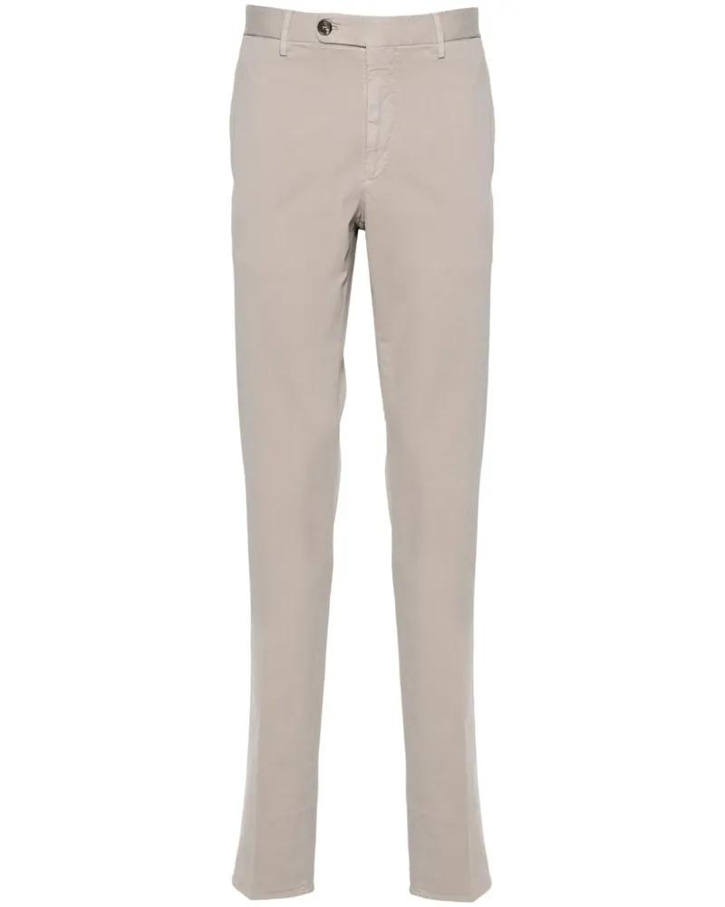 Incotex Hose mit Tapered-Bein - Grau Grau