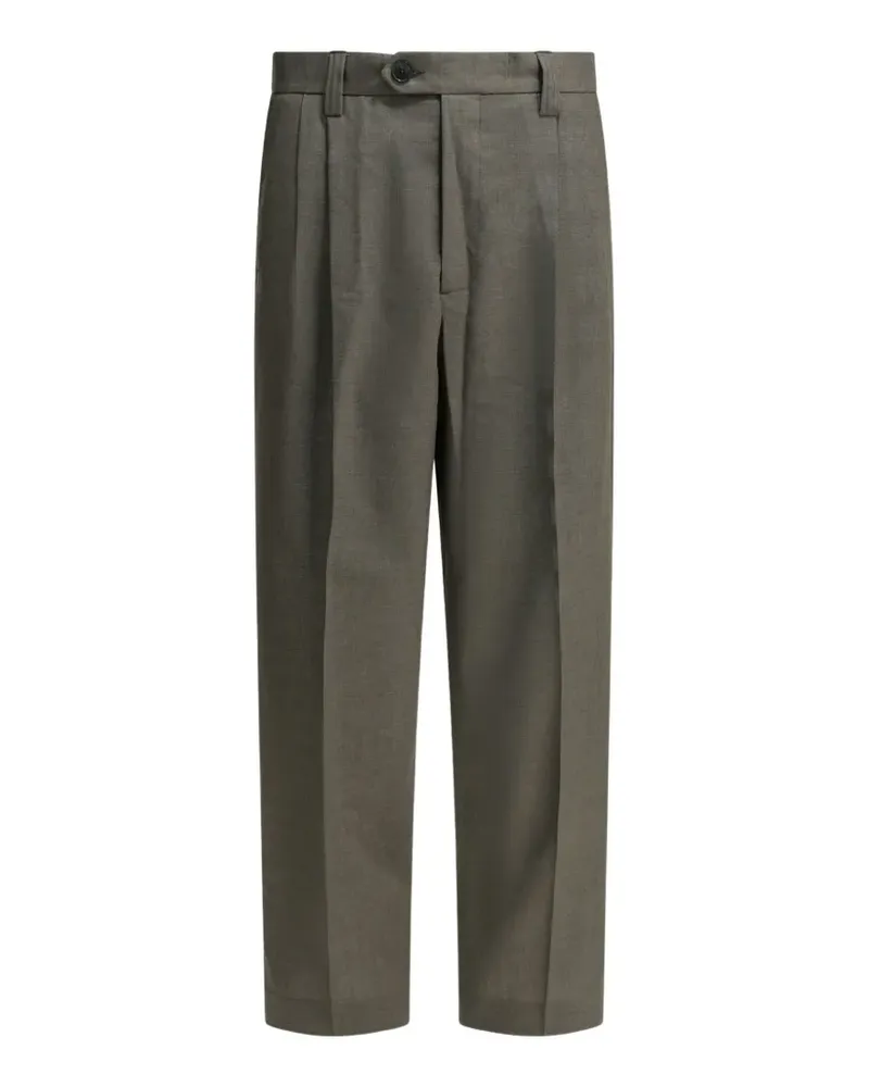 Mfpen pleated wool trousers - Grau Grau