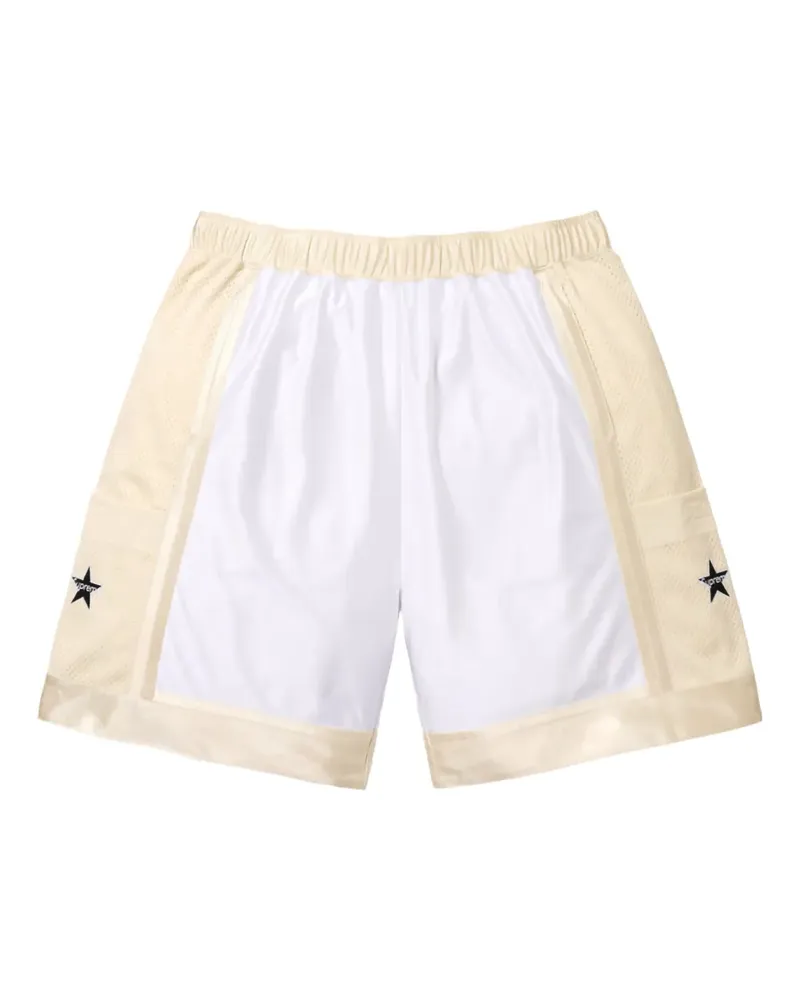 Supreme Being Side Pocket Basketball-Shorts - Weiß Weiß