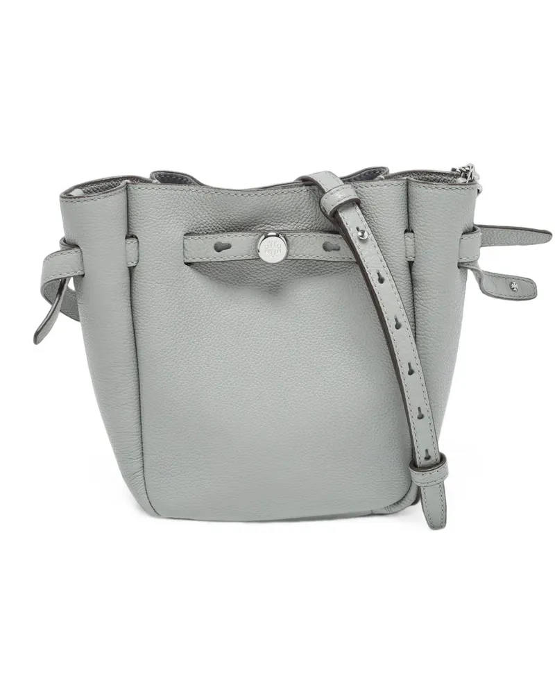 Tory Burch Mini Romy Beuteltasche aus Leder - Blau Blau