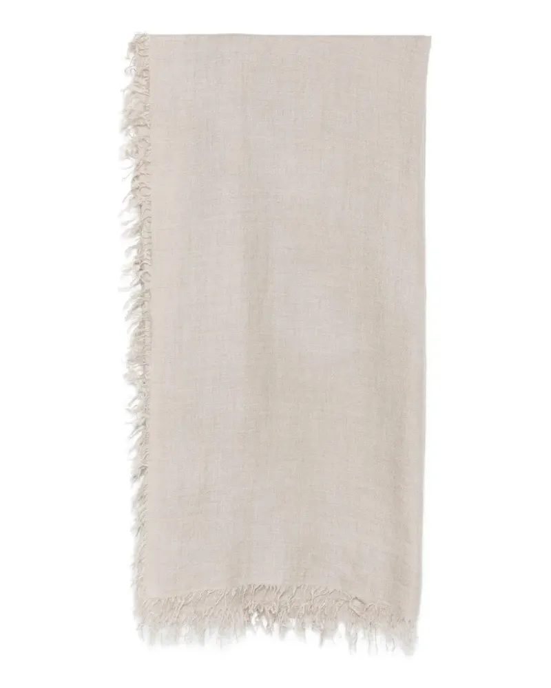 Faliero Sarti Enrica/M fringed scarf - Nude Nude
