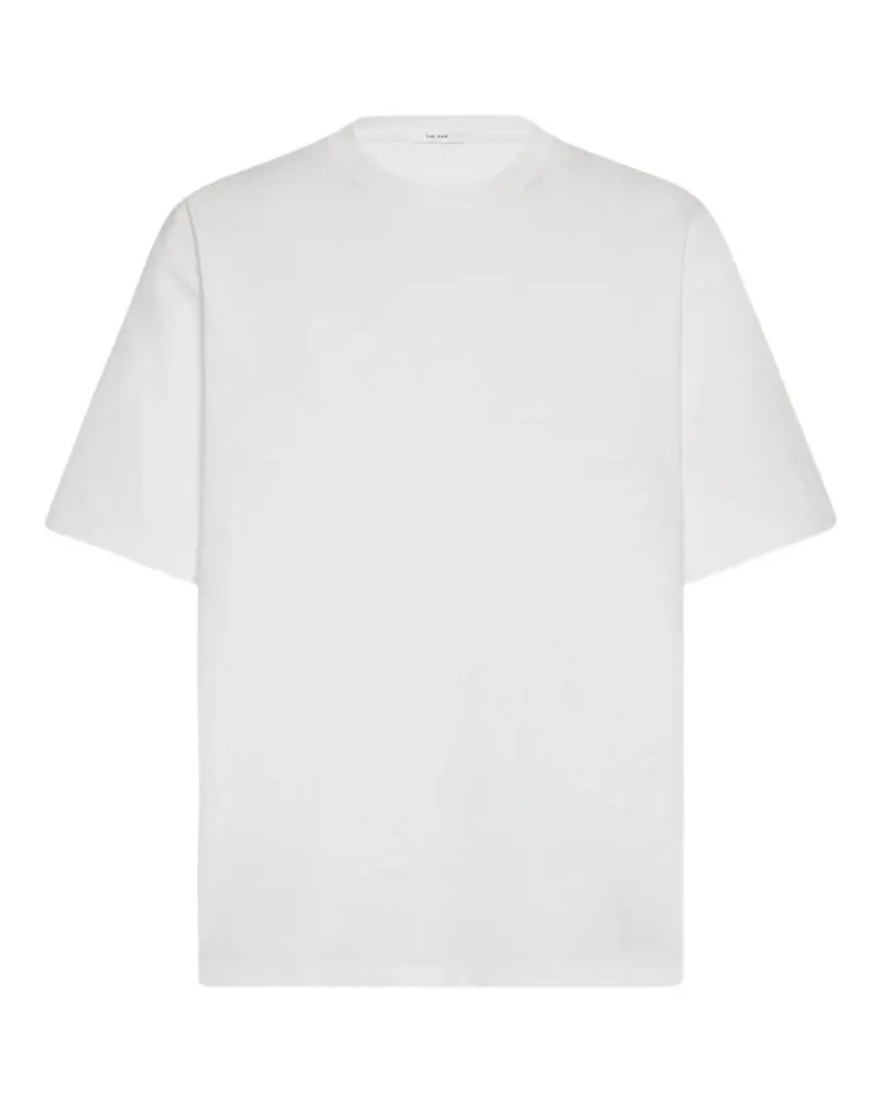 The Row Geripptes Steven T-Shirt - Weiß Weiß