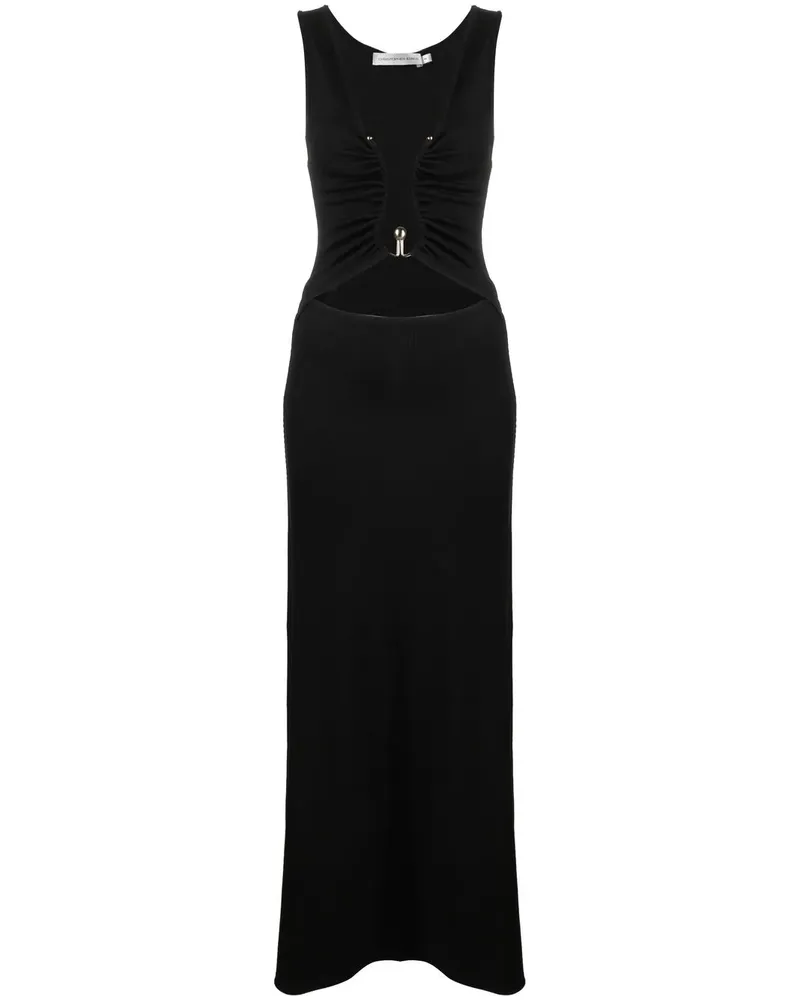 Christopher Esber Polar Orbit Maxikleid - Schwarz Schwarz