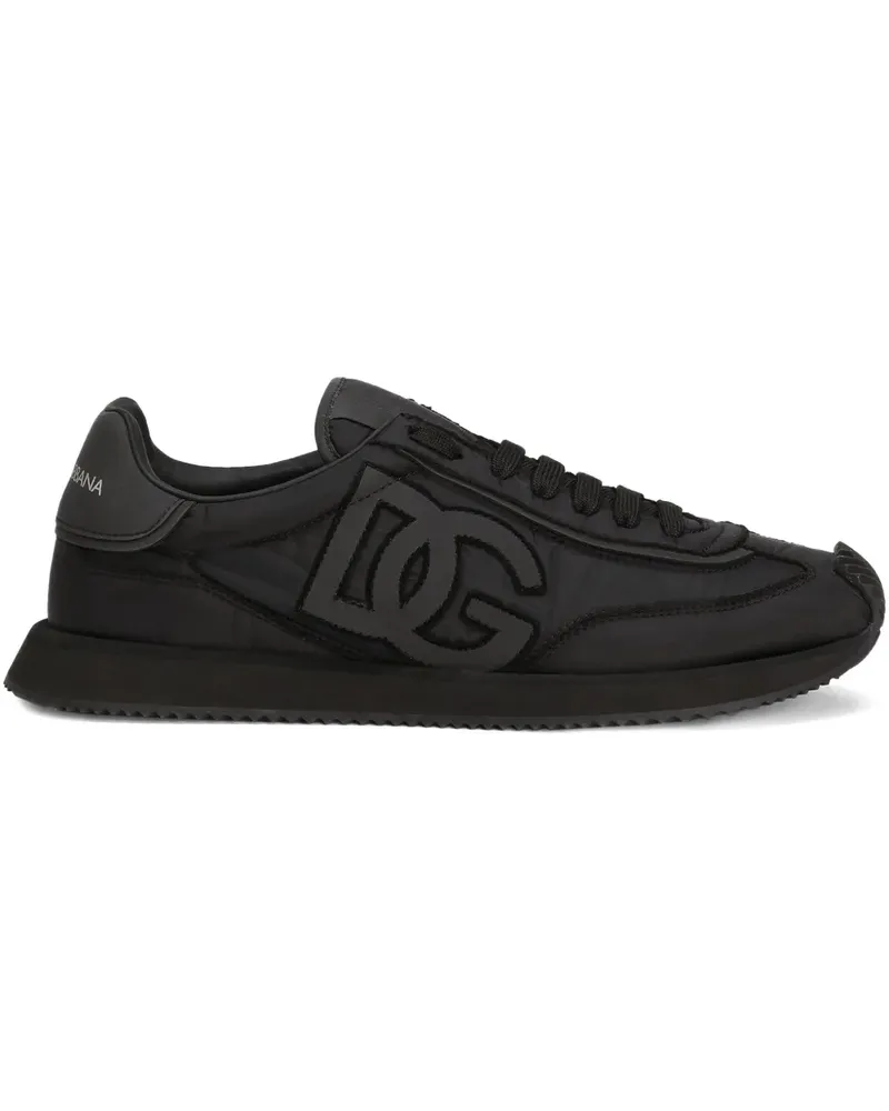 Dolce & Gabbana DG Cushion Sneakers mit Einsätzen - Schwarz Schwarz