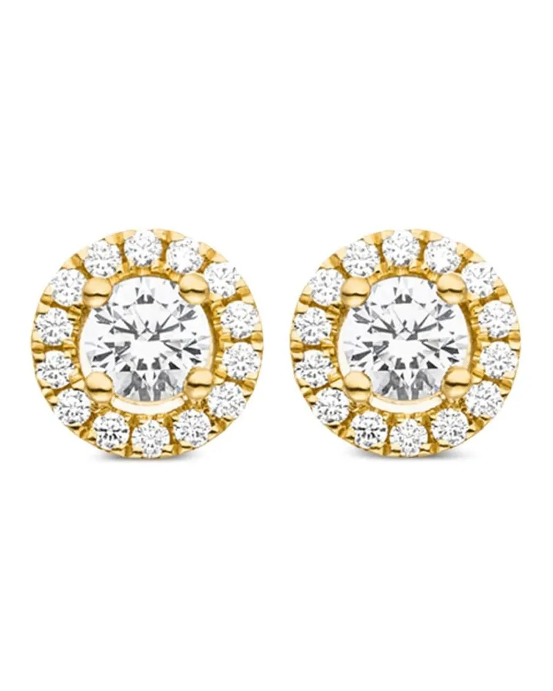 VEYNOU 14kt Camilla Gelbgoldohrstecker mit Diamanten Gold