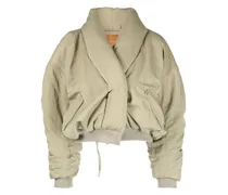 Gefütterte Duvet Jacke - Nude