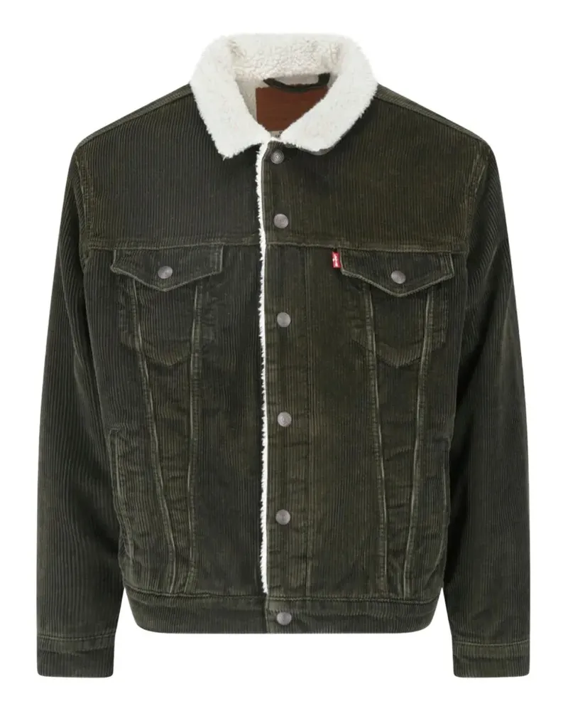 Levi's Corduroy Type III Sherpa trucker jacket - Schwarz Schwarz