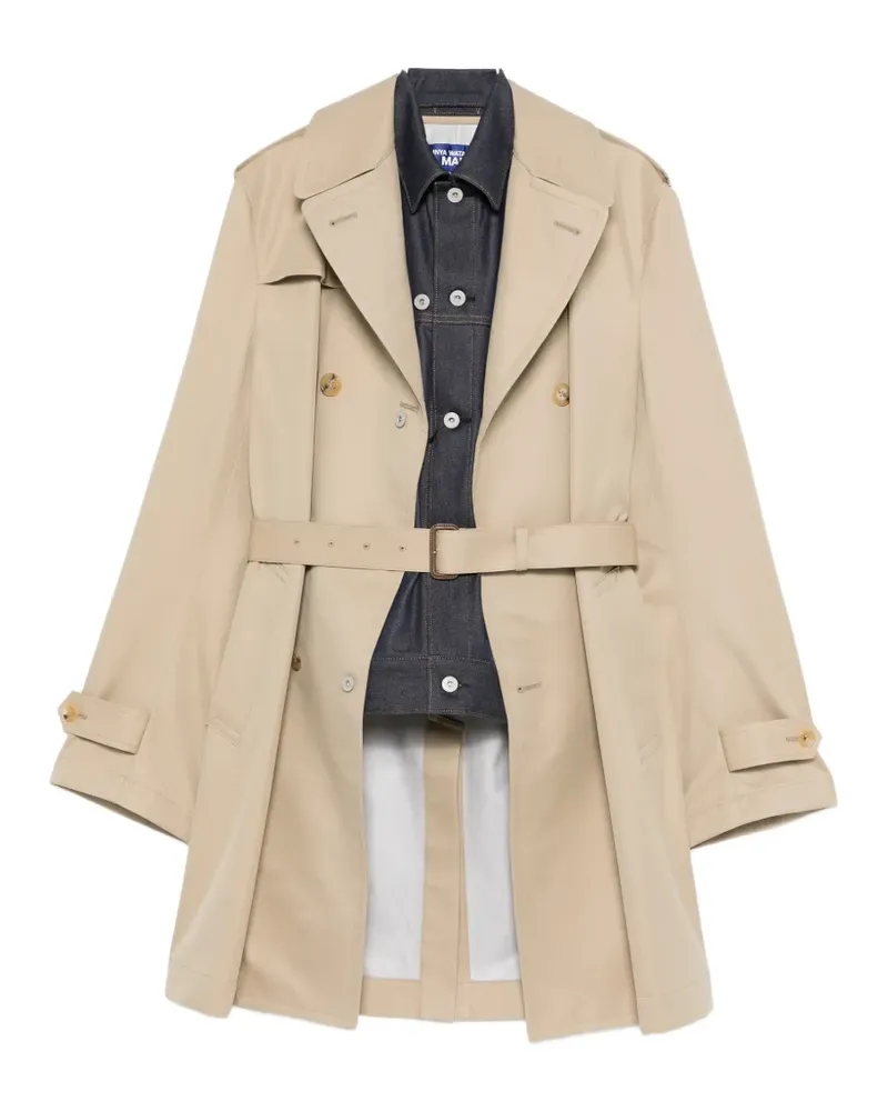 Junya Watanabe douuble-breasted coat - Nude Nude