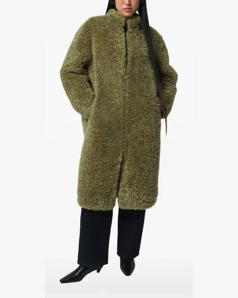 APPARIS Jude bouclette coat - Grün Grün