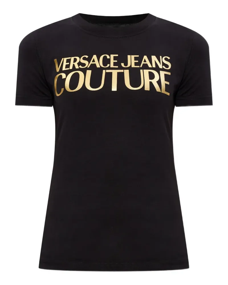 Versace Jeans logo T-shirt - Schwarz Schwarz