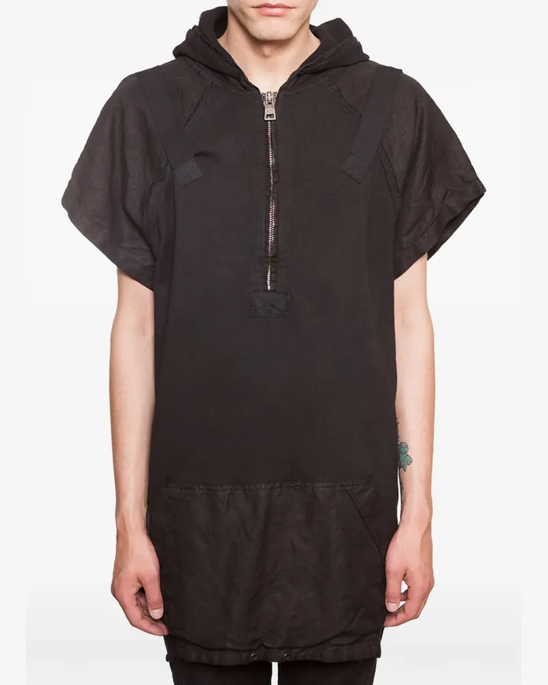 Andrea Ya'aqov Hoodie mit Reißverschluss - Schwarz Schwarz