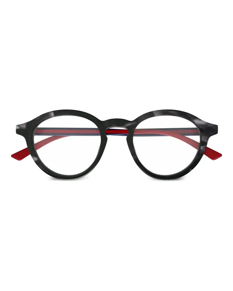Gucci Brille mit rundem Gestell - Grau Grau