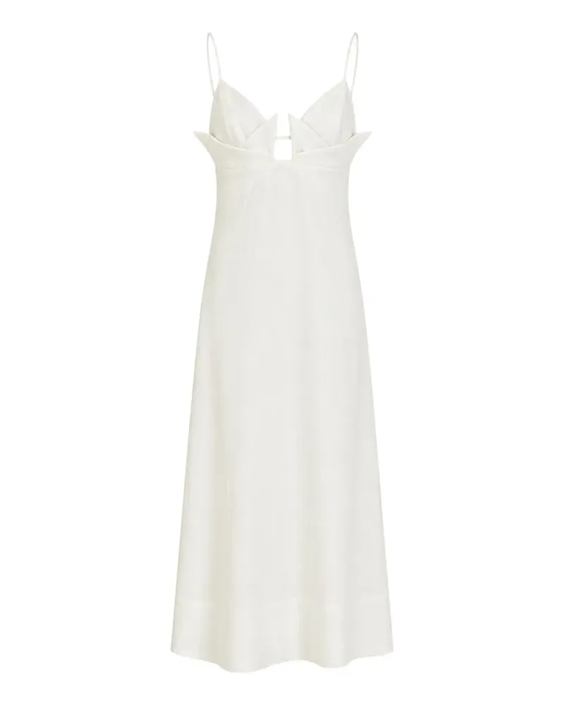FARM Rio cut-out spaghetti-strap maxi dress - Weiß Weiß