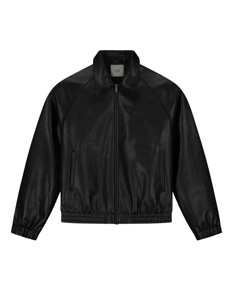 Arte Antwerp embroidered zip jacket - Schwarz Schwarz