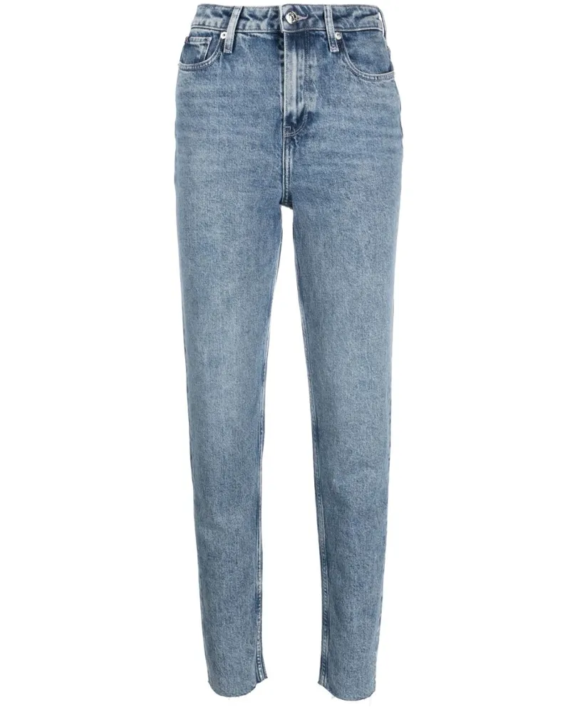 Tommy Hilfiger Weite Jeans mit Acid-Wash-Effekt - Blau Blau