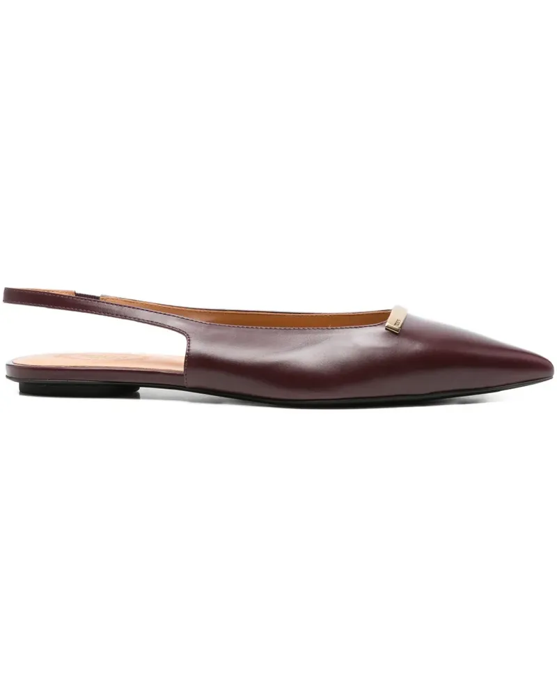 TOD'S Spitze Slingback-Pumps - Rot Rot