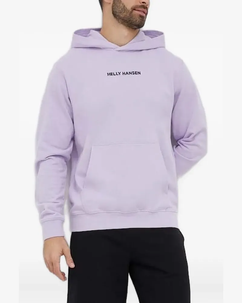 Helly Hansen Hoodie mit Logo-Print - Violett Violett