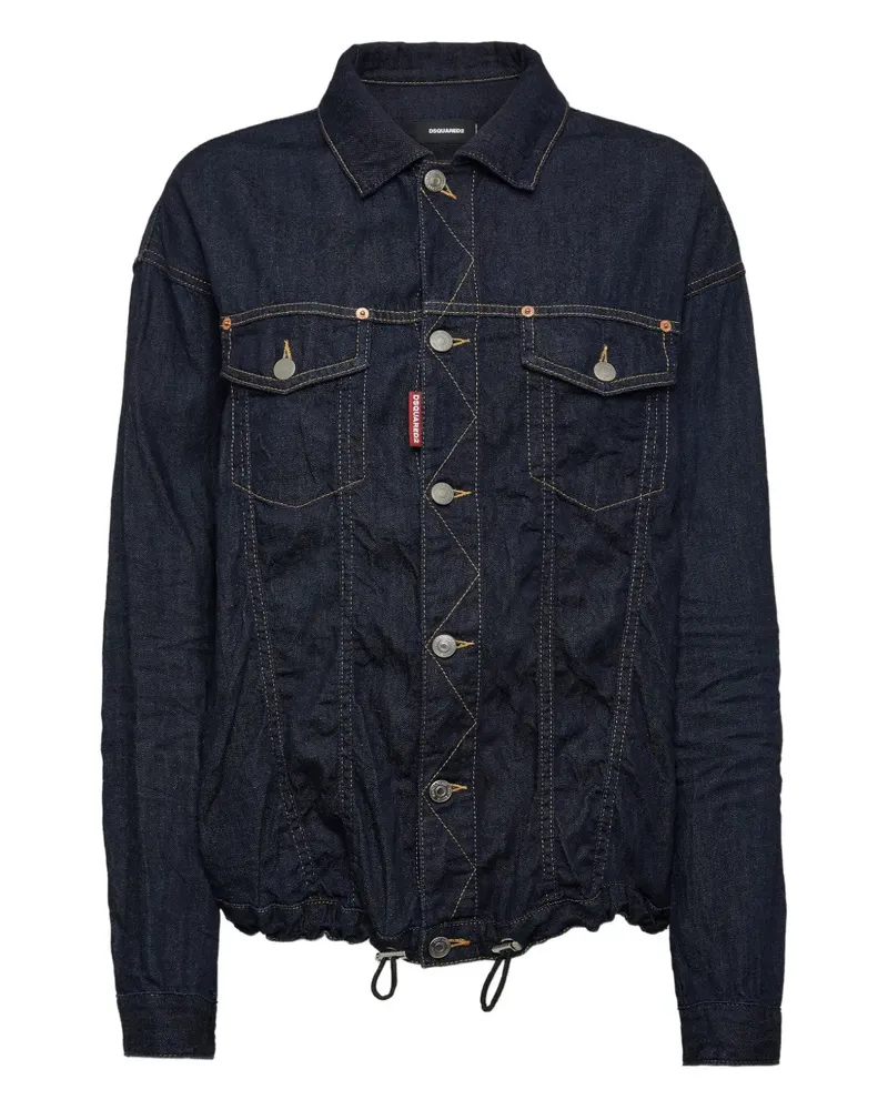Dsquared2 Hemd mit Logo-Detail - Blau Blau