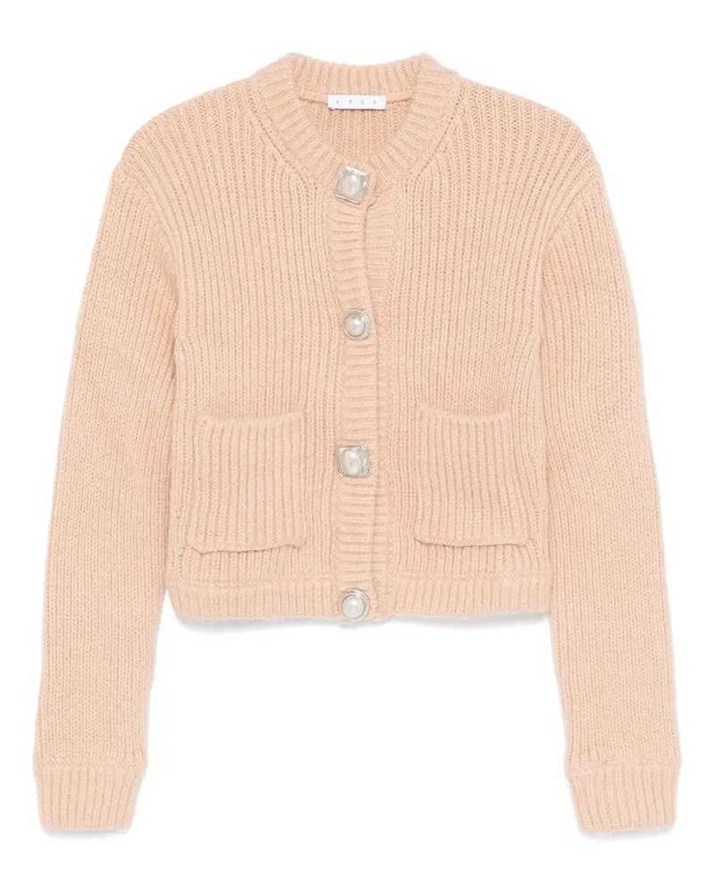 Area Cardigan mit Schmucksteinen - Nude Nude