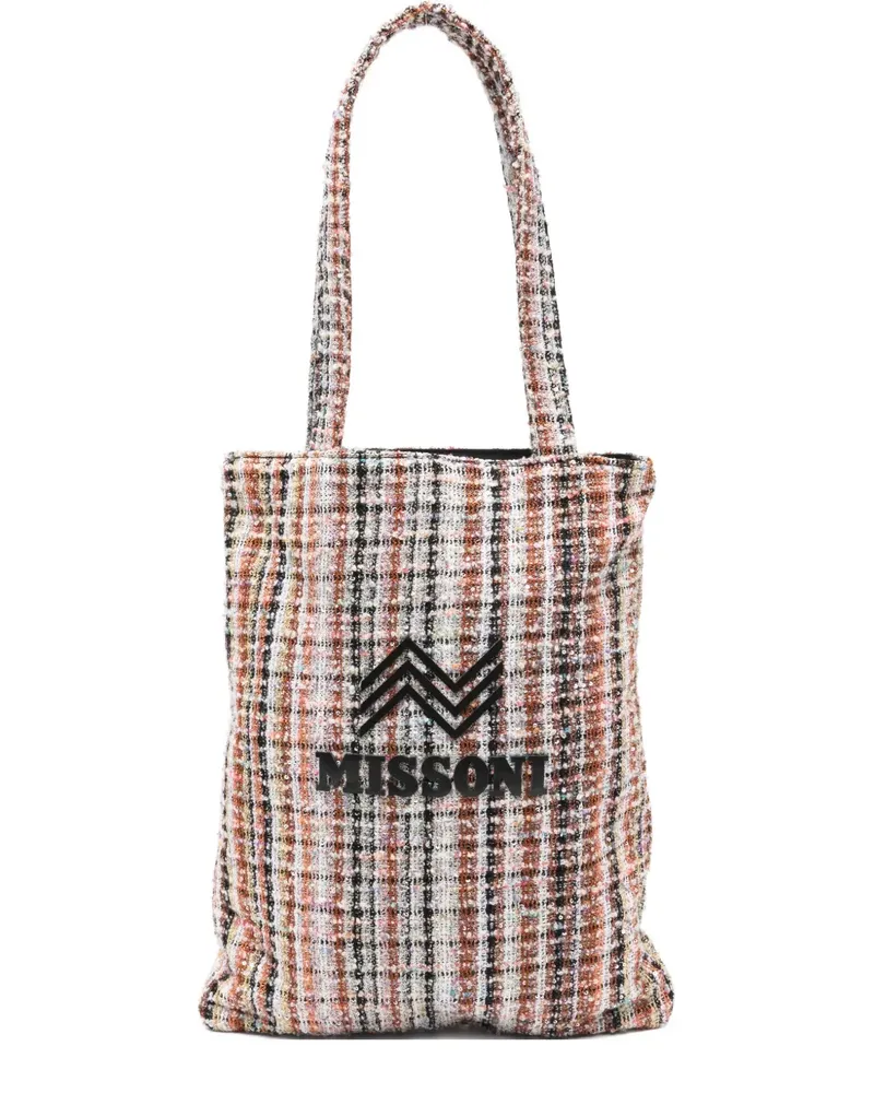 Missoni Vertical tote bag - Nude Nude