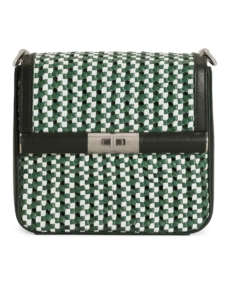 Dolce & Gabbana Schultertasche aus Hirschleder - Grün Grün