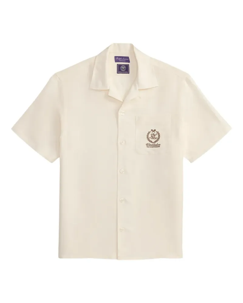 Ralph Lauren Archer SS Spt Hemd mit Tasche und Logo - Nude Nude
