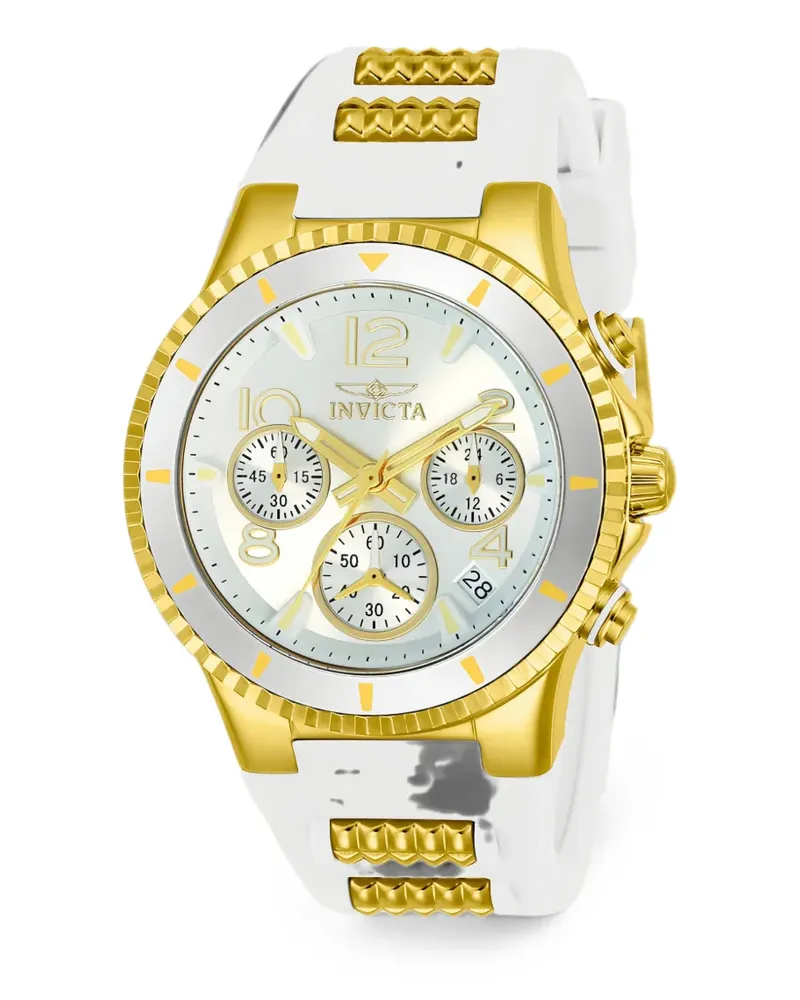 Invicta Blu 39mm watch - Gold Gold