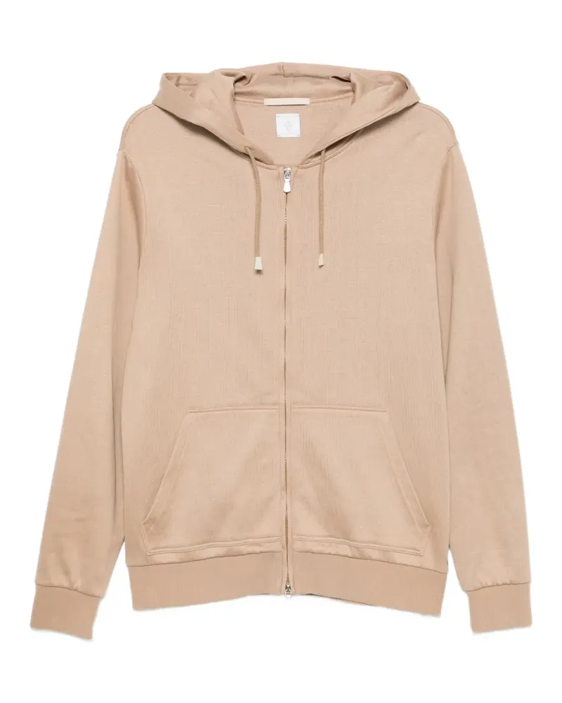 Eleventy Kapuzenjacke mit Kordelzug - Nude Nude