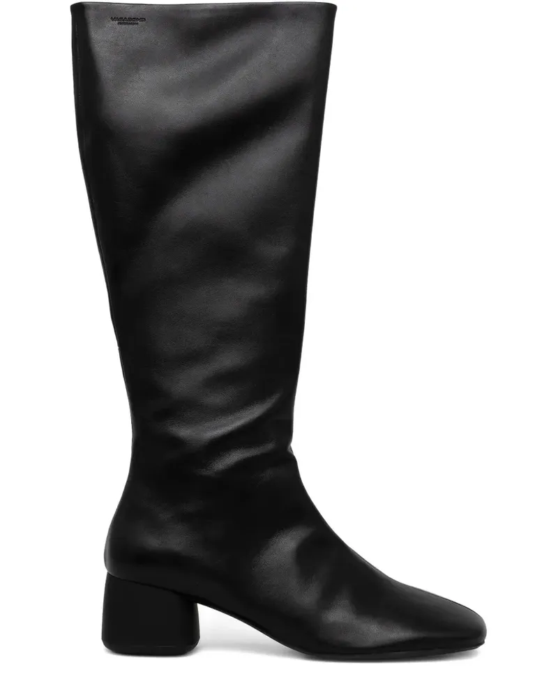 Vagabond Stiefel mit Blockabsatz 50mm - Schwarz Schwarz
