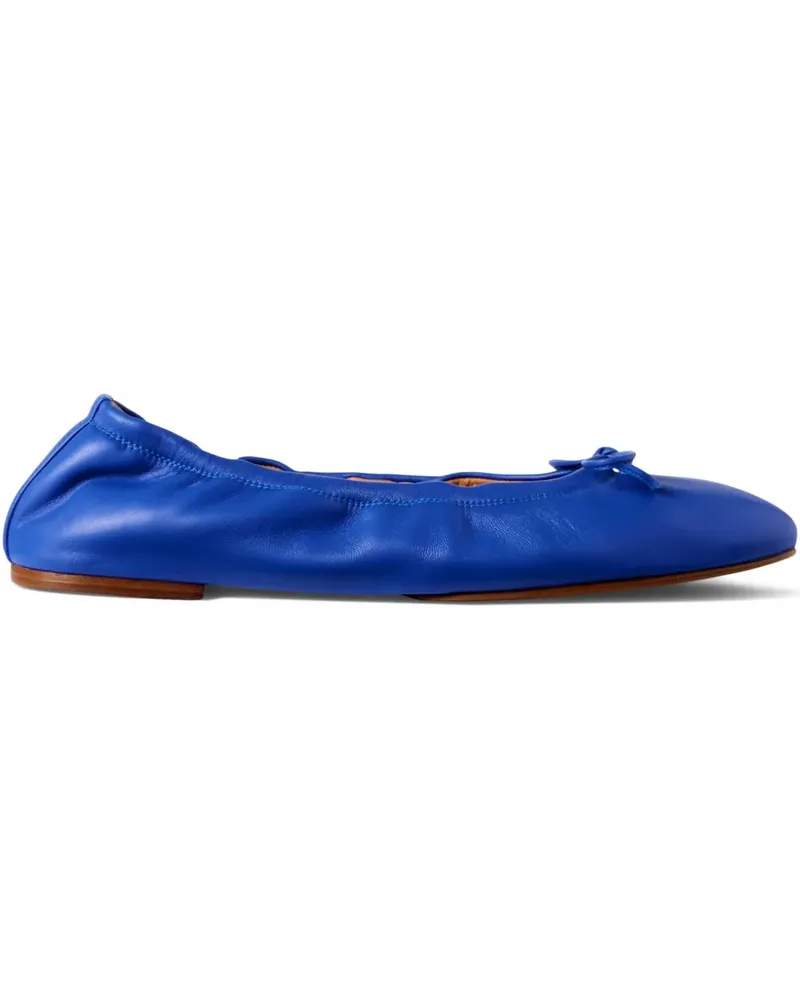 Ralph Lauren Ballerinas aus Leder - Blau Blau