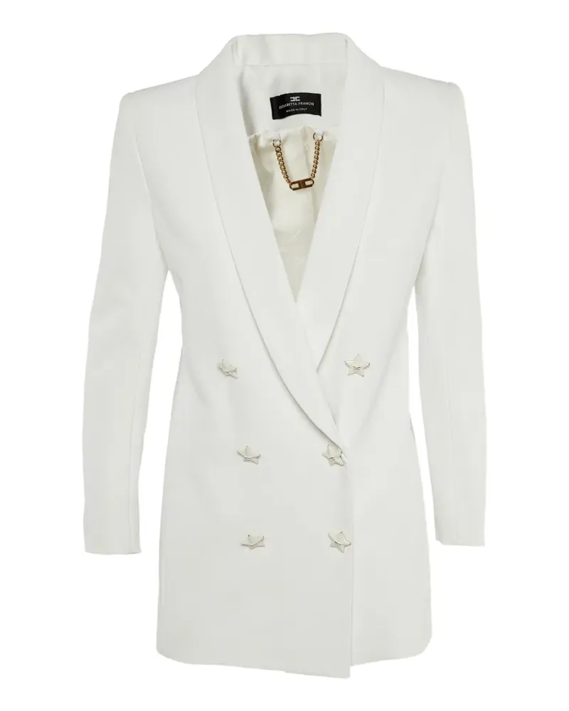 Elisabetta Franchi double-breasted blazer - Weiß Weiß