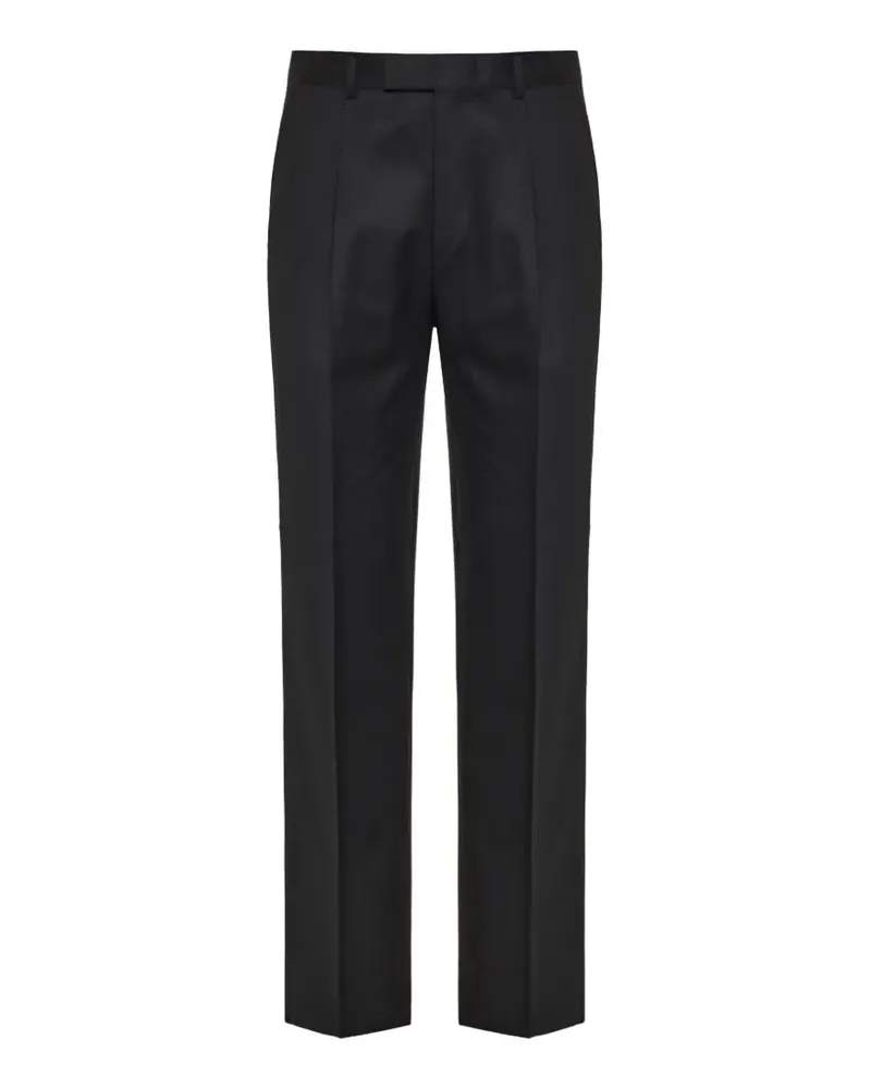 Ermenegildo Zegna pressed-crease tailored trousers - Schwarz Schwarz
