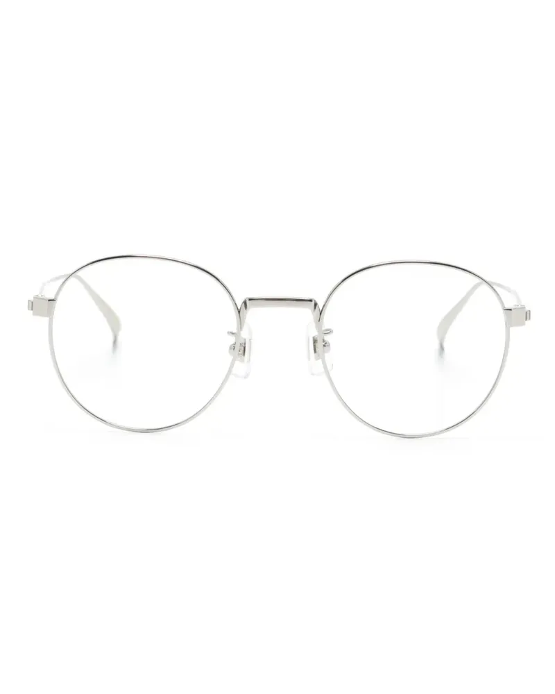 Dunhill Brille mit rundem Gestell - Silber Silber