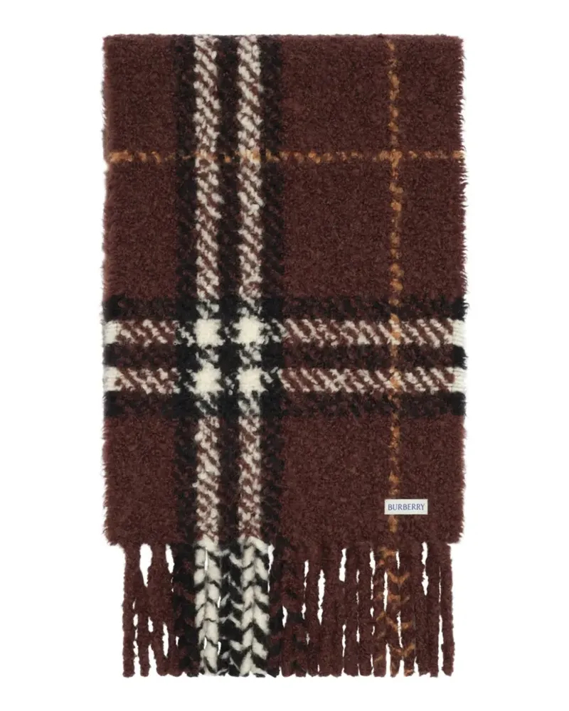 Burberry Schal mit Check - Braun Braun