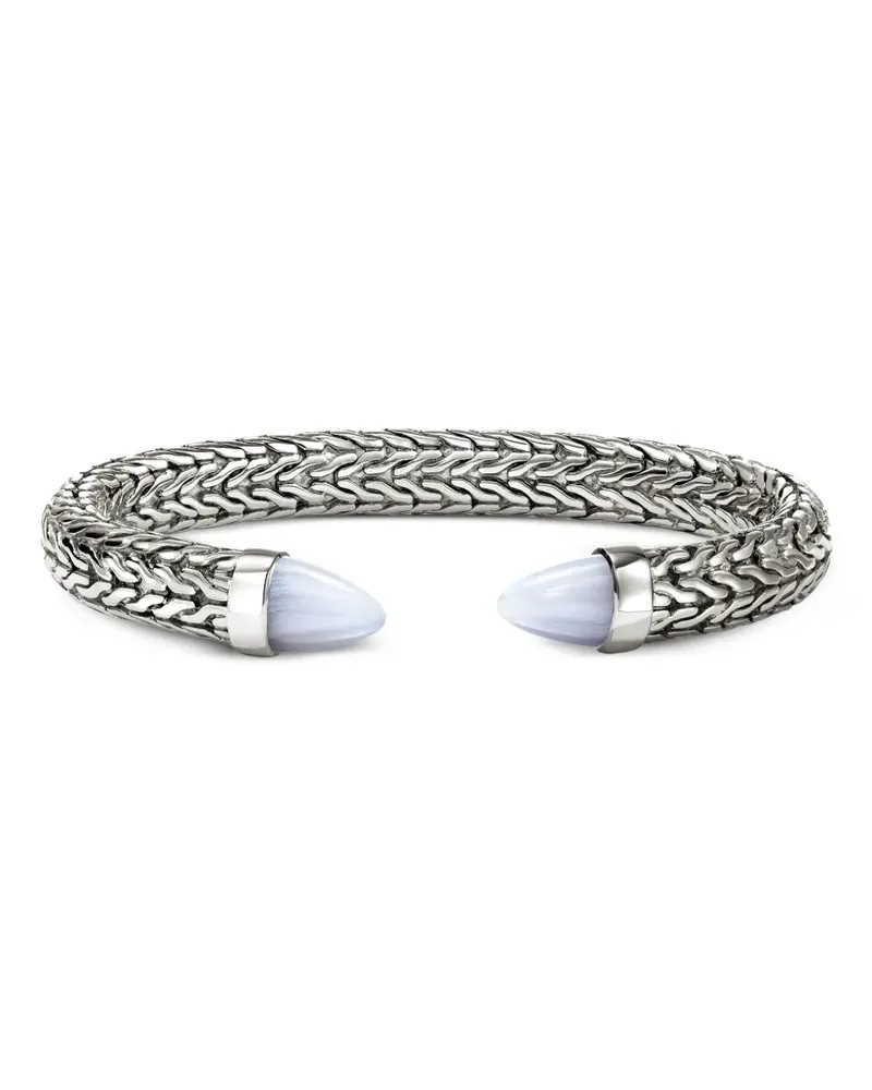 John Hardy Sterling Silver Chalcedony Chain Bracelet - Silber Silber