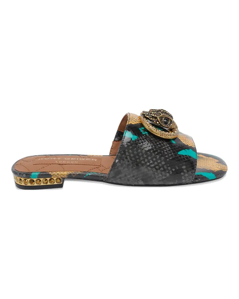 Kurt Geiger Chelsea snake-print sandals - Schwarz Schwarz