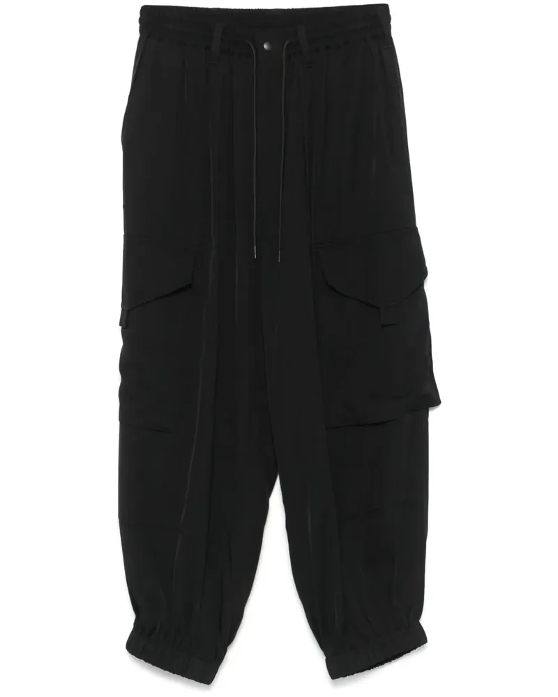 Y-3 Cargohose aus Twill - Schwarz Schwarz