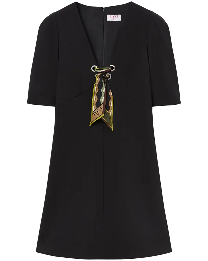 Emilio Pucci Kleid mit Vivara-Print - Schwarz Schwarz