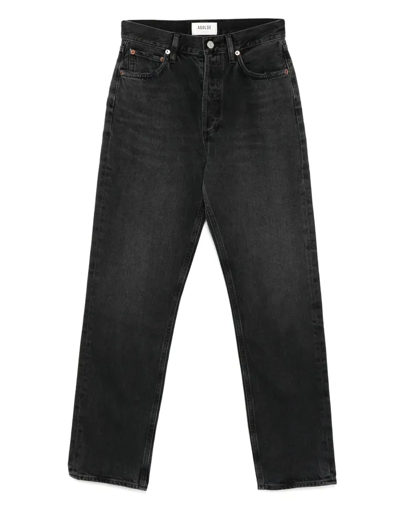 AGOLDE 90s Pinch Waist Jeans - Schwarz Schwarz