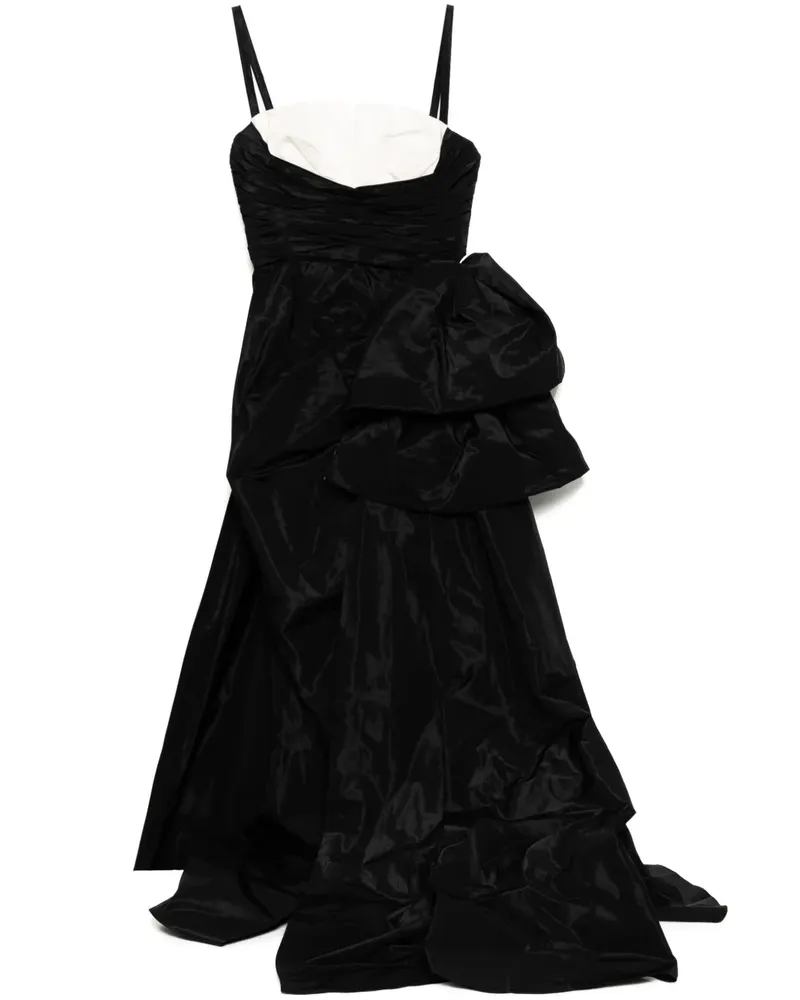 Zuhair Murad Drapiertes Abendkleid - Schwarz Schwarz