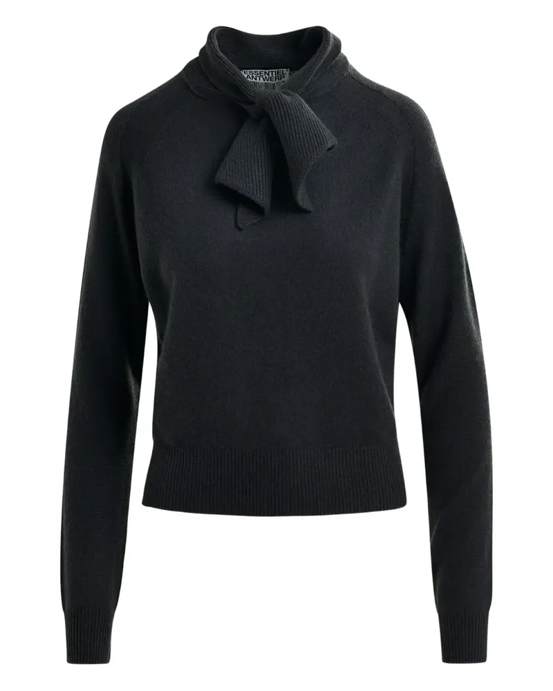 Essentiel Invited Kaschmirpullover - Schwarz Schwarz