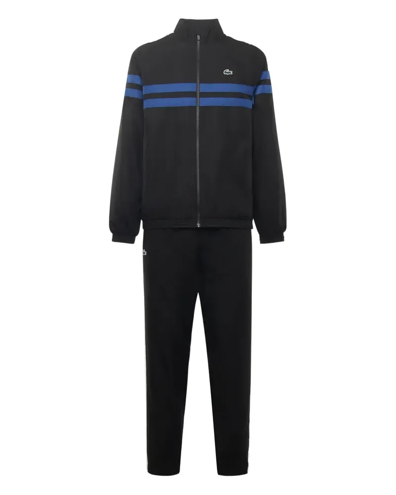 Lacoste logo-print trousers set - Schwarz Schwarz